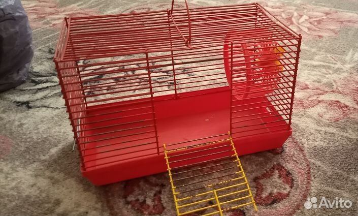 Клетка переноска для хомяков, мелких грызунов