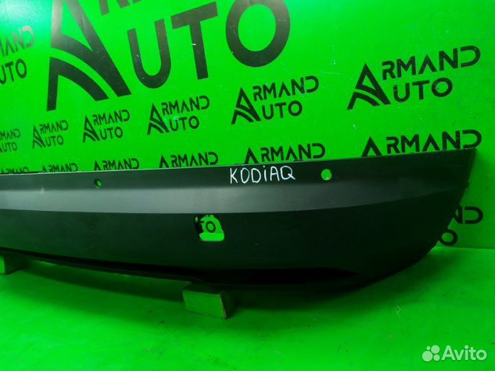 Юбка бампера задняя Skoda Kodiaq 1 2016-2022