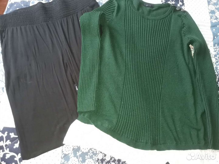 Одежда (джинсы, платье, кофты) для беременных 46