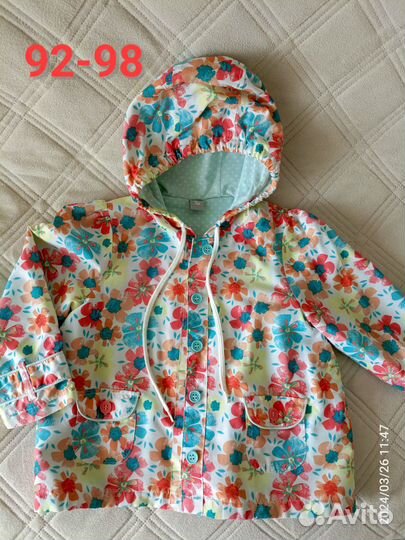 Ветровка и жилетка для девочки