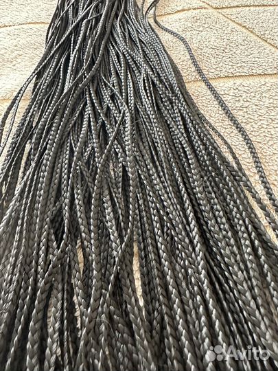 Шиньон афрокосички черный