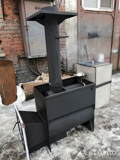 Банная печь Эконом 60 см толщина 9мм