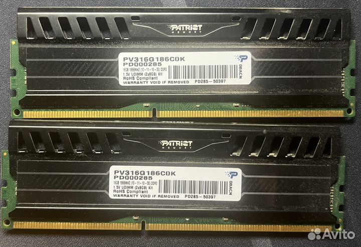 DDR3 Corsair 16Gb 8x2 1600mhz