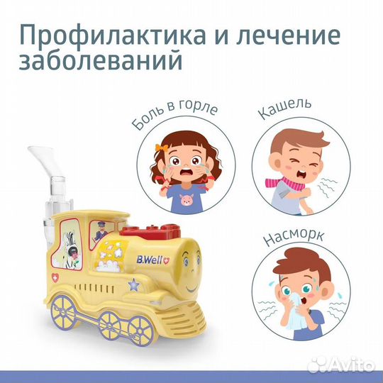 Ингалятор (небулайзер) B.Well PRO-115