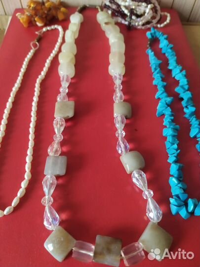 Бусы из натуральных камней СССР