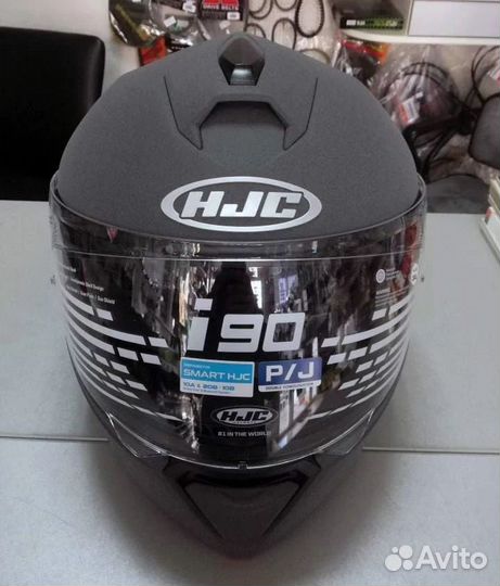 Модулярный шлем HJC i90 stone grey XL