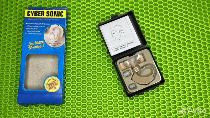 Слуховой аппарат усилитель звука новый комплект