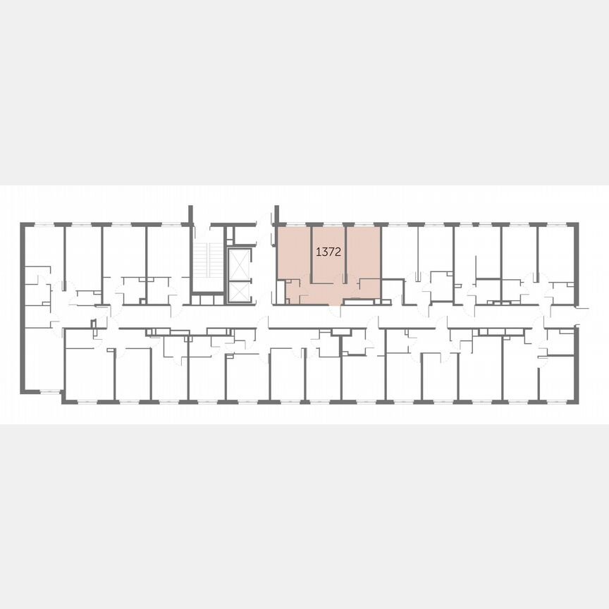 2-к. апартаменты, 54,8 м², 2/14 эт.