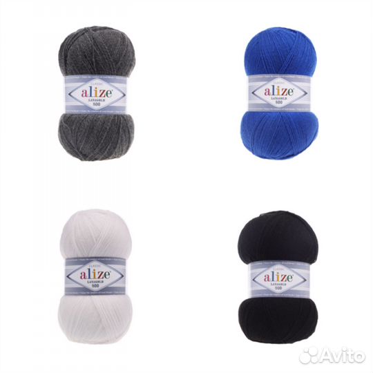 Пряжа Alize Lana Gold 800 51 шерсть 49