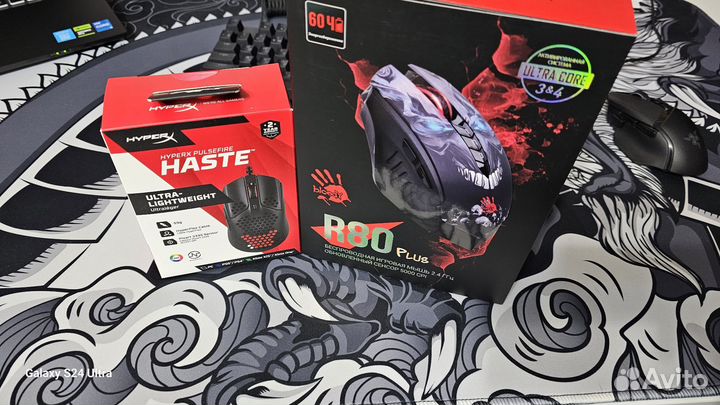 Игровые мыши Logitech Hyperx A4tech