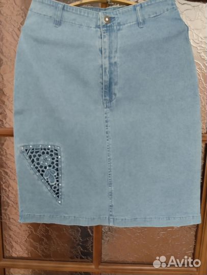 Джинсовая юбка