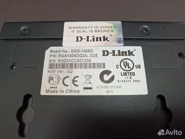 Коммутатор (свитч) D-Link (DGS-1005D/J2)