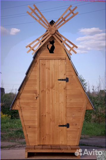 Дачный туалет с установкой