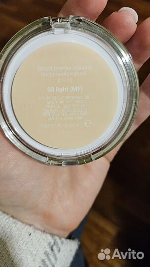 Антиоксидантная пудра clinique