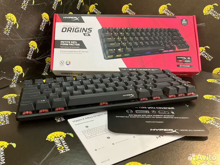 Игровая механическая клавиатура HyperX Alloy 65