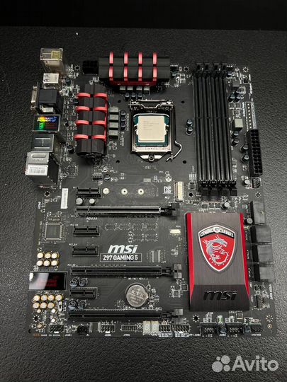 I7-4770k + материнка MSI z97 + 16gb DDR3