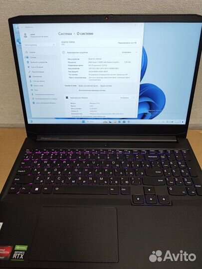 Lenovo IdeaPad Gaming 3, Ryzen 5 5600H GeForce RTX