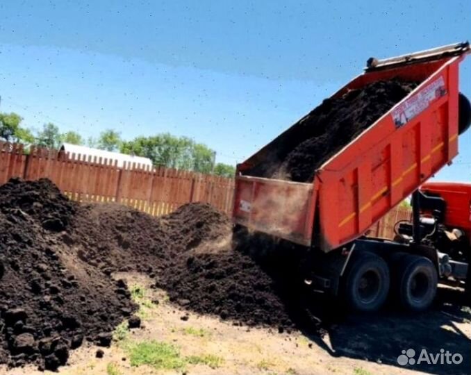 Земля плодородная Для участка торф чернозем