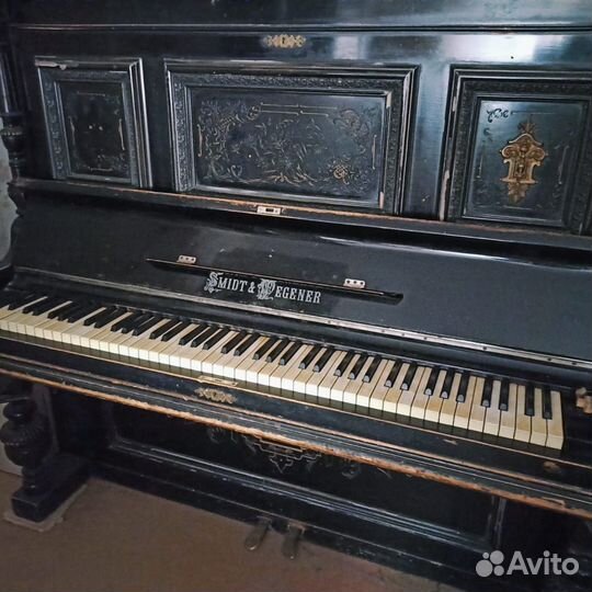 Пианино антикварное старинное 19 век фортепиано