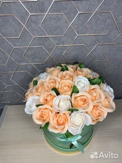 Букет, мыльные цветы, подарок