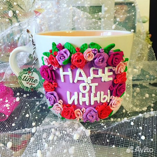 Чашки и ложки ручной работы