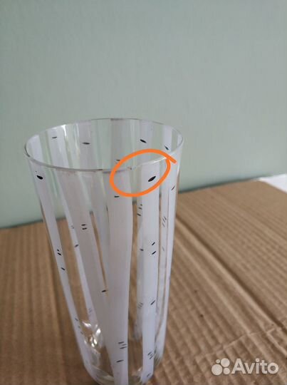 Стакан березки есть скол
