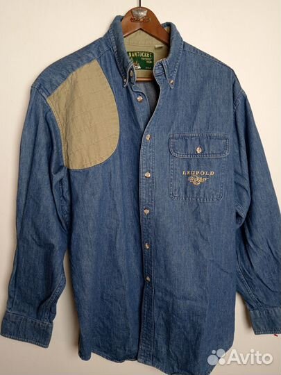 Джинсовая рубашка Made in USA 50p, 100%-хлопок