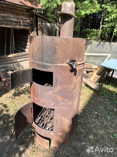 Печь с баком