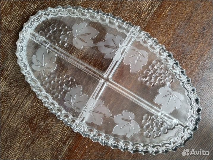 Салатница; Конфетница; Варенница хрусталь СССР