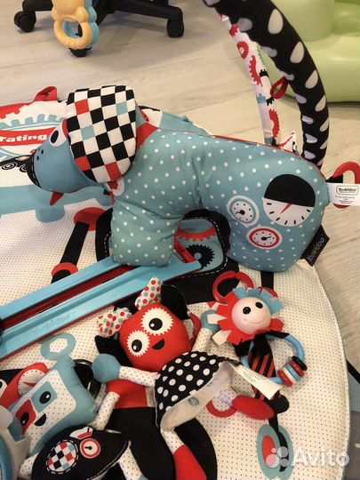 Развивающий коврик yookidoo роботы