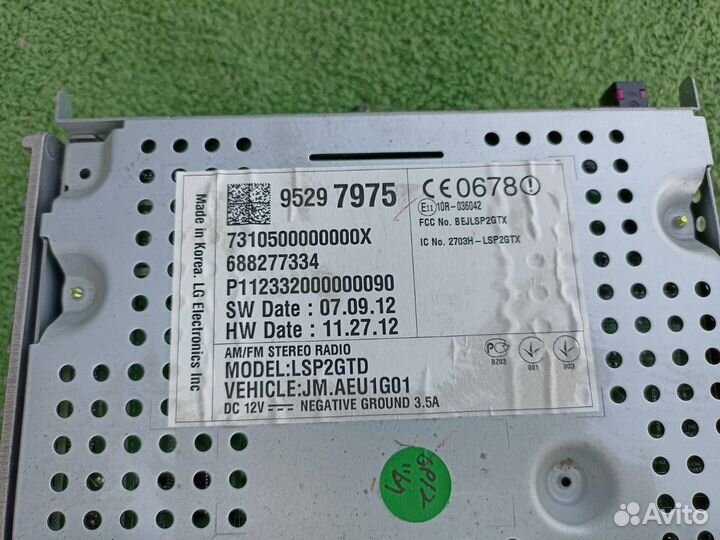 Головное устройство Chevrolet Cruze универсал 1.8