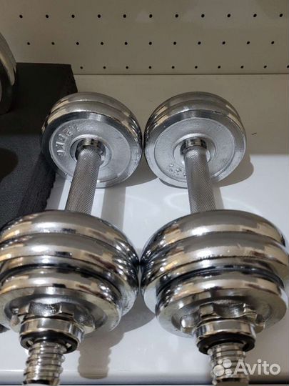 Гантели каждая по 7.5 кг. 2 шт