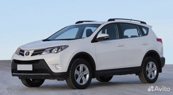 Рейлинги Тойота RAV4 от 2013- черные