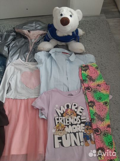 Детские вещи пакетом на девочку 116-128