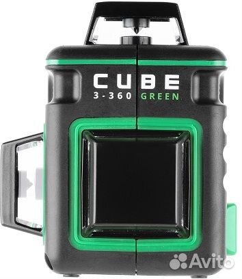 Уровень лазерный ADA cube 3-360 green professional