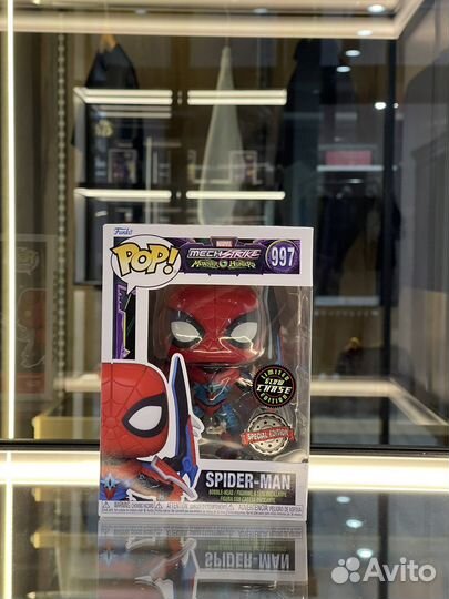Funko pop mech strike spider man chase