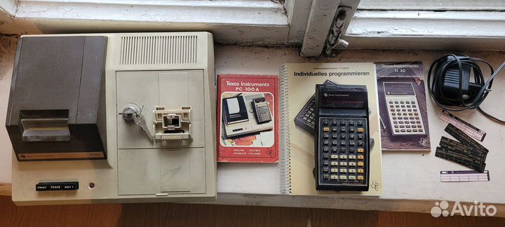 Калькулятор TI 59 с принтером PC-100A