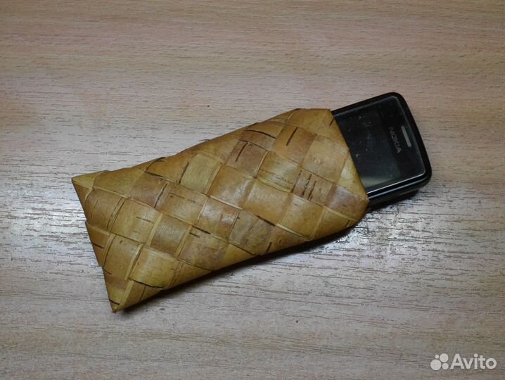Чехол плетёный из бересты