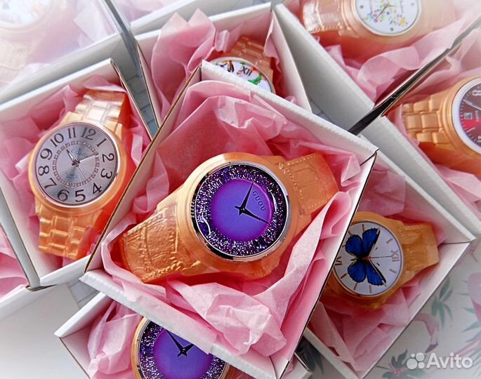 Мыло ручной работы «Золотые женские часики»