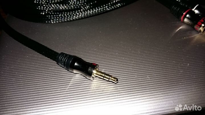 Аудио кабель Eagle Deluxe Mini (m) 2xRCA 3,2m