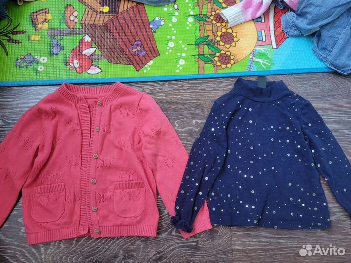 Вещи пакетом на девочку 86 92