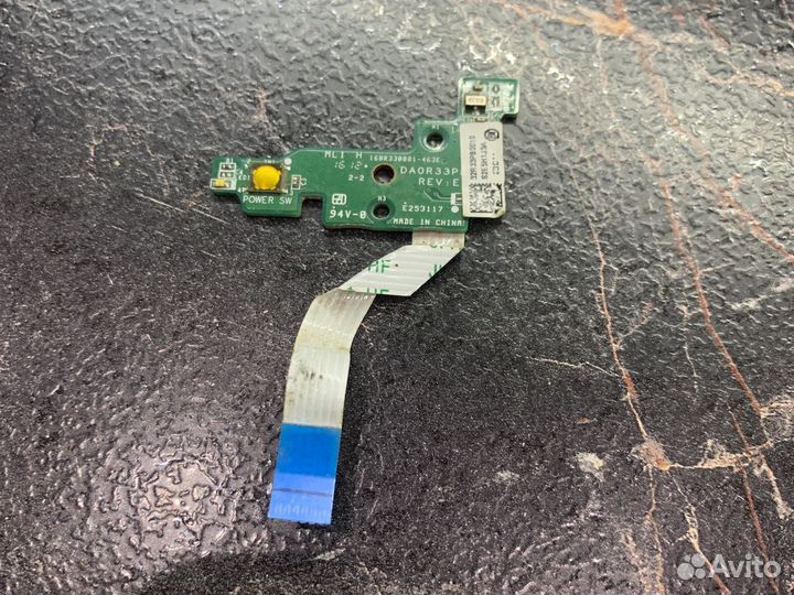 Плата с кнопкой включения hp g6-2000