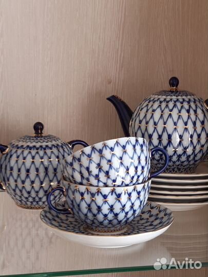 Сервиз чайный кобальт