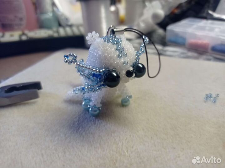 Амигуруми ледяной дракон