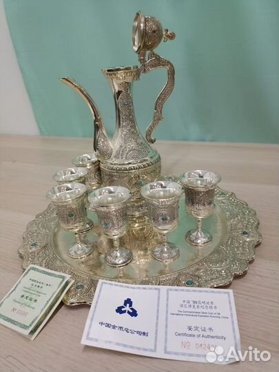 Набор сервировочный «Роскошь. Серебро»