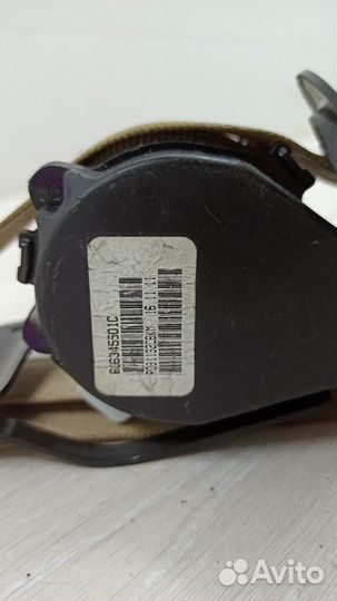 Ремень безопасности задний бежевый BMW X5 E70