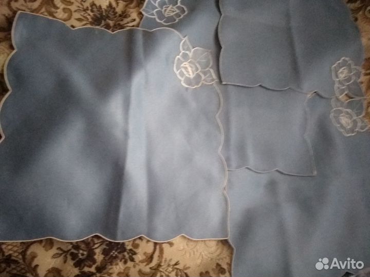 Скатерти льняные советские, салфетки