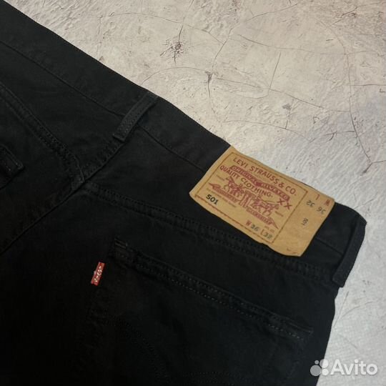 Джинсы Levis 501 черные оригинал
