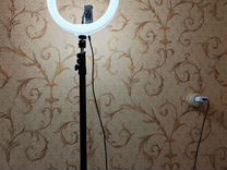 Кольцевая лампа со штативом d 26 см
