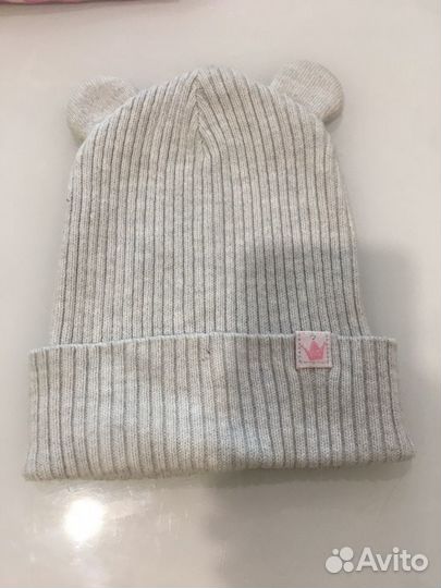 Демисезонные фирменные шапочки 6-12
